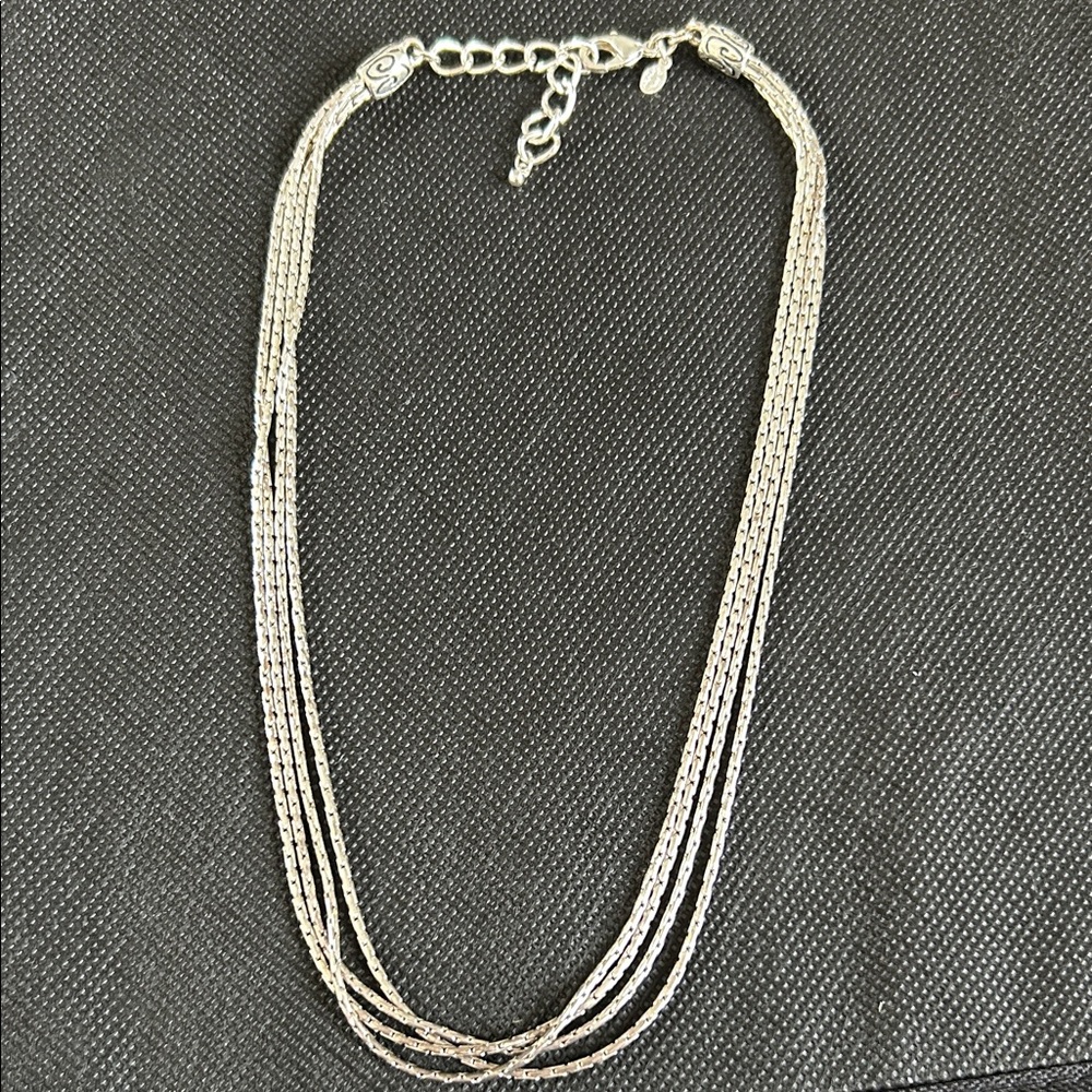 Brighton 18” Elegant Silver Multi-Strand Necklace